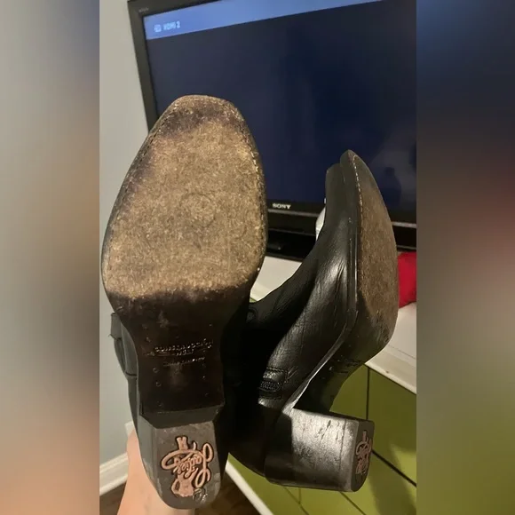 Black cowboy boots - Picture 5 of 6